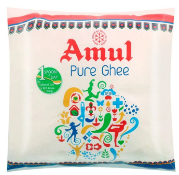 AMUL PURE GHEE POUCH - 500 ML
